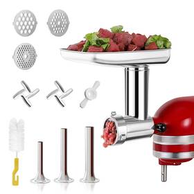 R82207n Rafbar Stainless Steel Meat Grinder Attachment For Kitchenaid Stand Mixers Includes