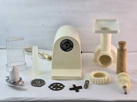 2250 Rival 0610 Vintage Model Electric Food Grinder Base Unit With Accessories