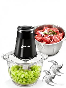 Rtiriitch Rt302 Iriitch Food Processors Electric Chopper With Meat Grinder And Vegetable
