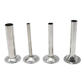Saihisday 69b89d7aea25a0d4bb10a5af Stainless Steel Sausage Stuffer Tubes Food Meat Grinder Attachment