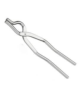 St00000452 Satre Online And Marketing Stainless Steel Metal Half Shape Pakkad Tong Utensil Medium Silver