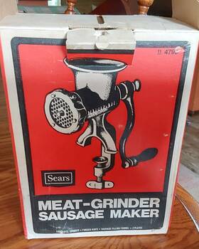 4793 Sears Vintage Meat Grinder/sausage Maker Austria Standard Work 8 With Box