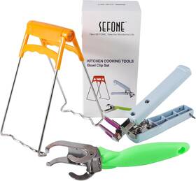 8541967804 Sefone Hot Plate Gripper Kitchen Dish Bowl Clip Anti Scalding 3 Pack