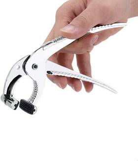 Wsu-xb-jy13972 Segutage Zinc Alloy Oven Clip Pliers Air Fryer Tools Essential Gadget For Home Silver