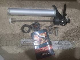 Sigval 856683002929 Jerky Pistol Gun Kit 14 Inch Tube 3 Stainless Steel Nozzles Nib