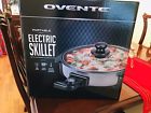 Sk11112b Ovenite Portable Electric Skillet With Tempered Glass Pizza Maker