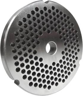 Smokehouse Chef 015913289855 Size #32 X 3/16 4.5 Mm Burger Grind Holes Meat Grinder Plate Disc Stainless