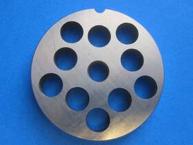 12x12pl Smokehouse Chef #12 X 1/2 12.0mm Stainless Steel Meat Grinder Plate Disc For Hobart Lem Cabela