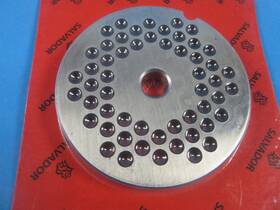 22pl6mmitaly Smokehouse Chef Made In Italy #22 X 1/4 6 Mm Large Burger Grind Meat Grinder Disc Plate