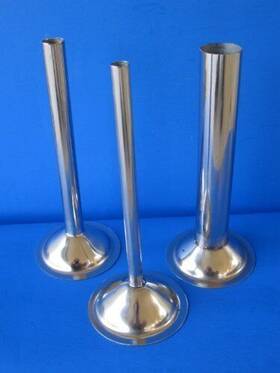 Smokehouse Chef 646112401108 Meat Grinder Sausage Stuffing Tubes Size 32 Stainless Steel
