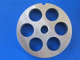 Smokehouse Chef 646112402457 3 3/16 Diameter Size #22 X 3/4 20mm Large Holes Meat Grinder Plate Disc Fit