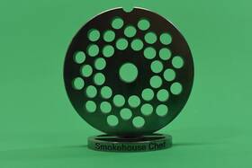 Smokehouse Chef 646112402495 Size #22 X 5/16 8mm Coarse Burger Holes Meat Grinder Plate Disc Fits Hobart 84