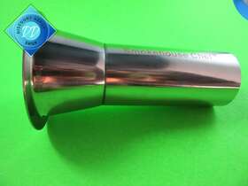 Ss32x2smc Smokehouse Chef Premium Stainless Steel #32 Size X 2 Inch Meat Grinder Tube Horn Funnel For Filling