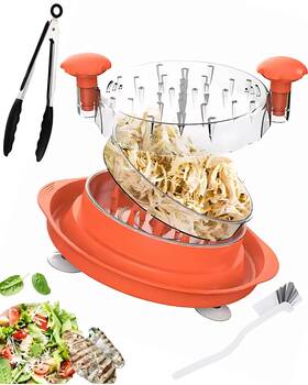 Soluna. 061060540146 3 Layers And Larger 12 Inch Chicken Shredder Tool Twist Large With Cleaning Brush