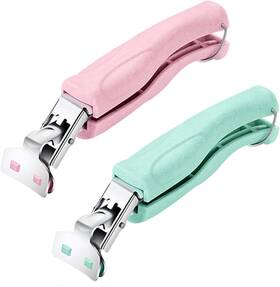 Sptechmake 791545243310 Stainless Steel Anti-scalding Hot Bowl Dish Plate Gripper Clips Green Pink