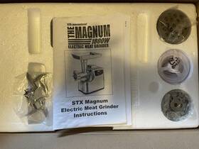 Stk-1800-mg Stx International Electric Meat Grinder Stk Magnum-brand New Box Opened Never Removed From