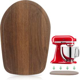 Sk504-p Sun3drucker Compatible With Kitchen Aid 4.5-5 Quart Bamboo Stand Mixer-walnut Grain