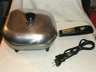 Sunbeam Vintage Frying Pan Electric Skillet Controlled Heat Inch