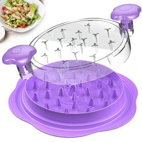 B0dchxtjry Suretivian Large Chicken Shredder Tool - Shreds Pork/beef With Brush And Fork