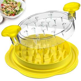 B0dr2p87tb Suretivian Large Chicken Shredder Tool Visible Meat With Brush And Fork - Bpa-free