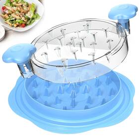 Suretivian B0g48jywy3 Large Chicken Shredder Tool Twist With Brush And Fork Visible Meat Machin