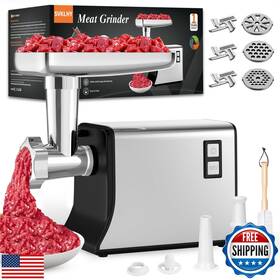 Americanharvestjs-2000 Svklhy Electric Meat Grinder 3500w Advanced Motor Ultra-intelligent Thermal Prot