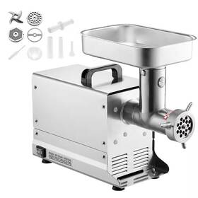Svopes 313057541526 11 Lbs. /min Electric Meat Grinder In Silver Stainless Steel Mincer With Blade