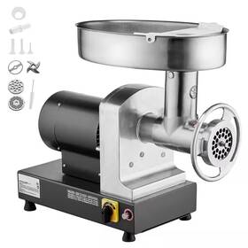 Svopes 445047581502 0.47 Hp Electric Meat Grinder 350w 6 Lbs/min Capacity Stainless Steel Includ