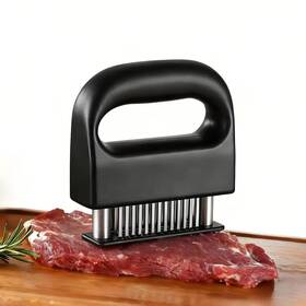 Sxswnsdlx 700398192492 Meat Tenderizer With 48 Stainless Steel Ultra Sharp 13 11.6 4.2cm Black