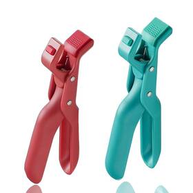 Syricami Qsf01 2 Pcs Anti-scald Bowl Clip Multi-purpose 7.48 Inch L X 1.18 W Black/red/blue