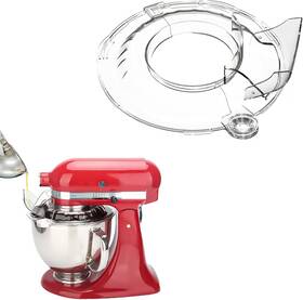 Sk445us Taladad Pouring Shield For Kitchenaid Tilt Head 4.5-5 Quart Qt Transparent