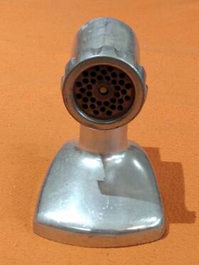 400-83010 Teaco Vintage Metal Meat Grinder Attachment Model