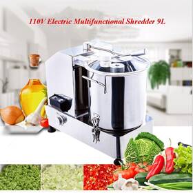 1800w Techtongda Qsj9h 9l Food Cutting Shredder Vegetable Meat Grinder Stuffing Mixer Machine