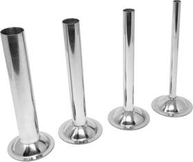 Tesor 313031171107 #10/#12 Stainless Steel Sausage Stuffing Tubes For Meat Grinder Set Of 4