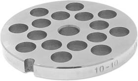 Tesor 711181159790 #10/12 Stainless Steel Replacement Plate Disc Blade For Meat Grinder 3/8 Inch