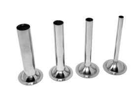 Tesor 850007629045 #8 Stainless Steel Sausage Stuffing Tubes For Meat Grinder Set Of 4