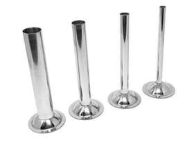 Tesor 850007629052 #10/#12 Stainless Steel Sausage Stuffing Tubes For Meat Grinder Set Of 4