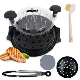 Rbkgs1209 The Derames Zone Chicken Shredder Tool Twist With Brush -10 Inch Large Meat Machine Bpa