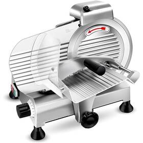 Tieasy 763214524723 Electric Commercial Meat Slicer Steel 8.5 Inch Blade Frozen