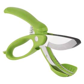 9610135 Trudeau Toss And Chop Salad Tongs Stainless Steel - One Size Green