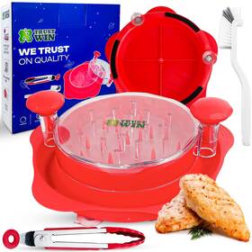 Trustwin 659048380539 Chicken Shredder Tool Twist Large With Suction Cups Strong Anti-slip Strip &