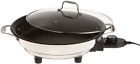 Unbranded Electric Skillet Stainless Glass Lid Non Stick Pan Small Cookware Free Shipping 682269309812