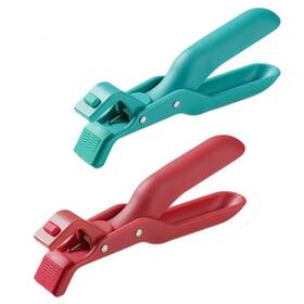 Dzyb66k10-zu2 Uniquer Dzyb66k10-zu2/gmt009 2 Pcs Non-slip Anti Scalding Clip Silicone Pot Clips 19 4cm Red Green