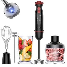 1000w Vavsea 5-in-1 Multi-function Immersion Hand Blender Powerful 12-speed