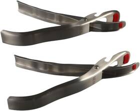 Atmb13l80-2 Vctitil 2pcs Stainless Steel Heavy-duty Clamp Pliers Microwave Oven Silver