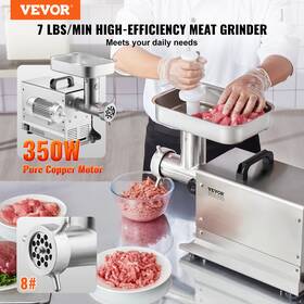 Vevor 197988768432 Commercial Electric Meat Grinder 7 Lbs/min Sausage Stuffer Maker Kitchen
