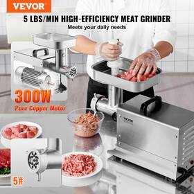 Vevor 197988768555 Commercial Electric Meat Grinder 5 Lbs/min Sausage Stuffer Maker Kitchen