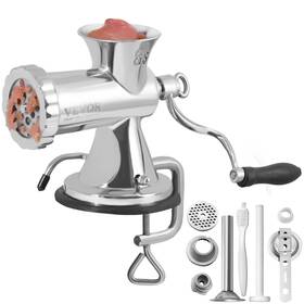 Vevor 840349909554 Manual Meat Grinder With Suction Cup And Stainless Steel Accessories