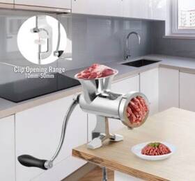 Bxgsdjrjys30tu4b1 Vevor Manual Meat Grinder 304 Stainless Steel Hand And Table Clamp