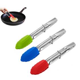 Vipolish Gong84274 3pcs Small Tongs With Silicone Tips 7 Inch Serving Mini R G L